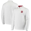 COLOSSEUM COLOSSEUM WHITE NC STATE WOLFPACK TORTUGAS LOGO QUARTER-ZIP JACKET