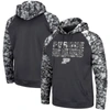 COLOSSEUM COLOSSEUM CHARCOAL PURDUE BOILERMAKERS OHT MILITARY APPRECIATION DIGITAL CAMO PULLOVER HOODIE