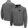 Colosseum Charcoal Texas State Bobcats Tortugas Logo Quarter-zip Jacket In Charcoal