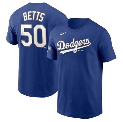 Nike Toddler Los Angeles Dodgers Name And Number Player T-shirt - Mookie Betts In Royal