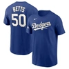 Nike Toddler Los Angeles Dodgers Name And Number Player T-shirt - Mookie Betts In Royal