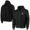 DUNBROOKE DUNBROOKE BLACK NEW ORLEANS SAINTS CRAFTSMAN THERMAL-LINED FULL-ZIP HOODIE