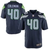 NIKE YOUTH NIKE DERRICK COLEMAN COLLEGE NAVY SEATTLE SEAHAWKS TEAM COLOR GAME JERSEY