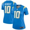 Nike Justin Herbert Powder Blue Los Angeles Chargers Legend Jersey In Powder Blue
