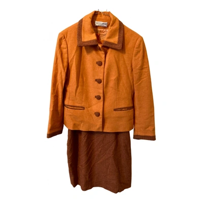 Pre-owned Gio' Guerreri Wool Jacket In Orange