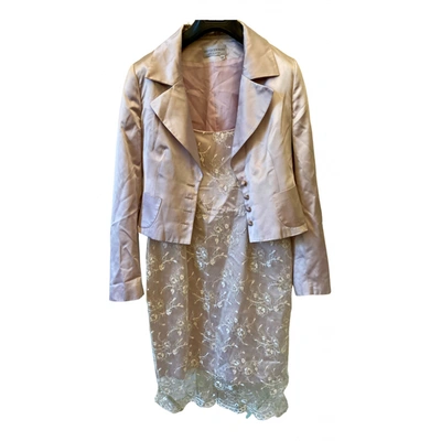 Pre-owned Gio' Guerreri Silk Jacket In Pink