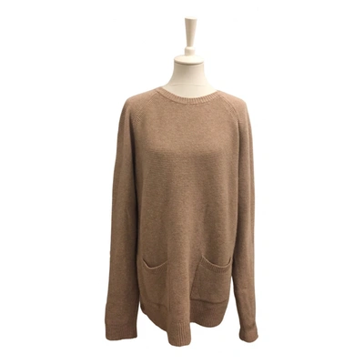 Pre-owned Chinti & Parker Wool Jumper In Beige