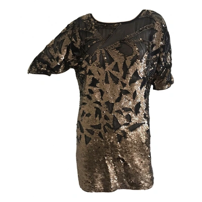 Pre-owned French Connection Mini Dress In Brown