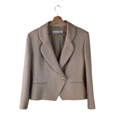 Pre-owned Dior Blazer In Pink