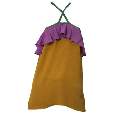 Pre-owned Dsquared2 Silk Camisole In Multicolour