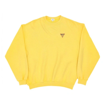 Pre-owned Guess Sweatshirt In Yellow