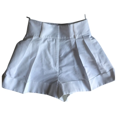 Pre-owned Valentino Shorts In White
