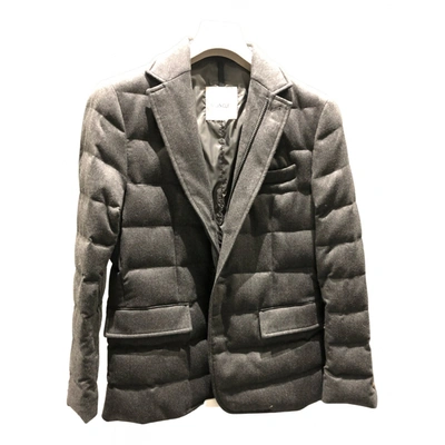 Pre-owned Moncler Classic Wool Vest In Grey