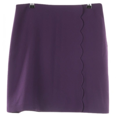 Pre-owned Club Monaco Skirt In Purple