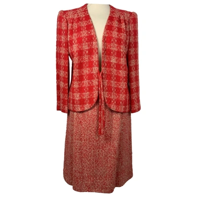Pre-owned Valentino Wool Jacket In Red