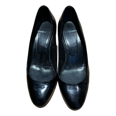Pre-owned Pierre Hardy Patent Leather Heels In Black
