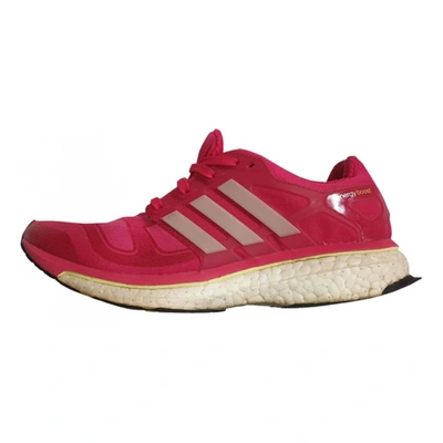 Pre-owned Adidas Originals Cloth Trainers In Pink