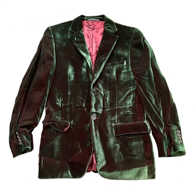 Pre-owned Gucci Jacket In Green