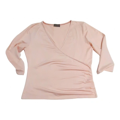 Pre-owned Windsor Silk T-shirt In Pink