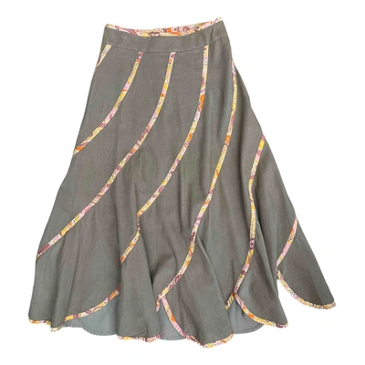 Pre-owned Marc Jacobs Maxi Skirt In Beige
