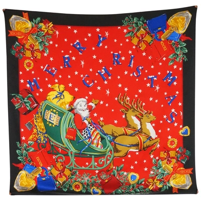 Pre-owned Escada Silk Handkerchief In Multicolour