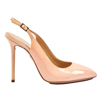 Pre-owned Charlotte Olympia Patent Leather Heels In Pink