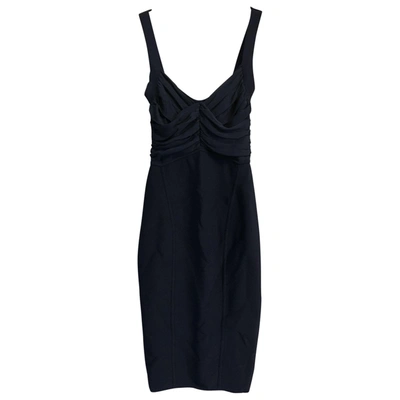 Pre-owned Herve L Leroux Dress In Navy