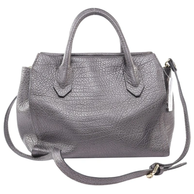 Pre-owned Gianni Chiarini Leather Bag In Grey
