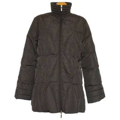 Pre-owned Moncler Classic Puffer In Brown