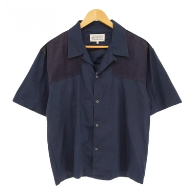 Pre-owned Maison Margiela Polo Shirt In Navy