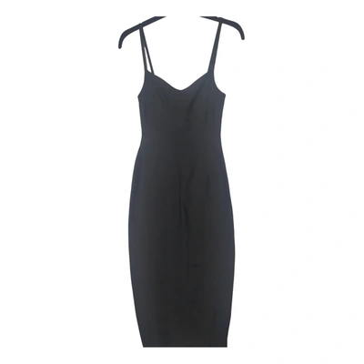 Pre-owned Herve L Leroux Maxi Dress In Black