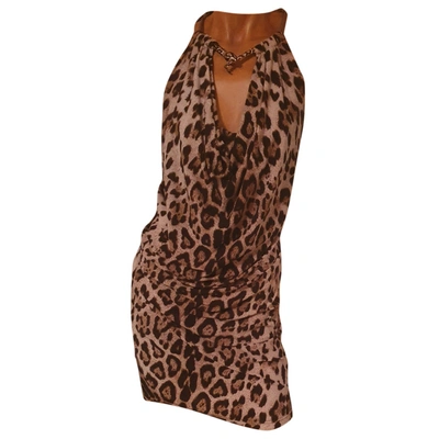 Pre-owned Element Mini Dress In Brown