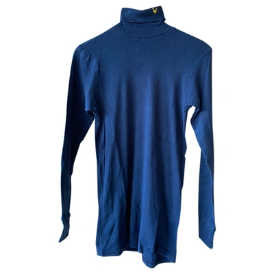 Pre-owned Lyle & Scott Knitwear & Sweatshirt In Blue