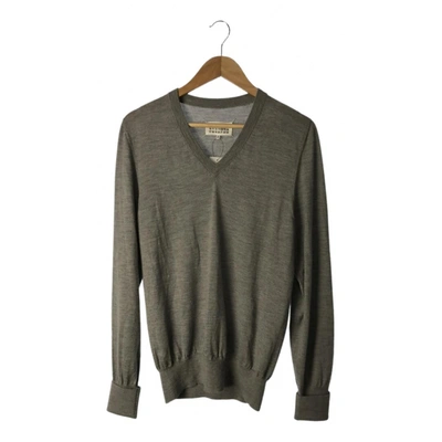 Pre-owned Maison Margiela Cashmere Knitwear & Sweatshirt In Grey