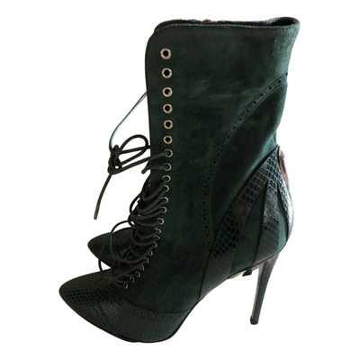 Pre-owned John Richmond Boots In Green