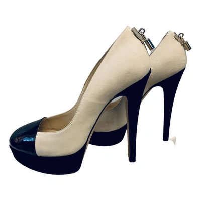 Pre-owned Elisabetta Franchi Heels In White