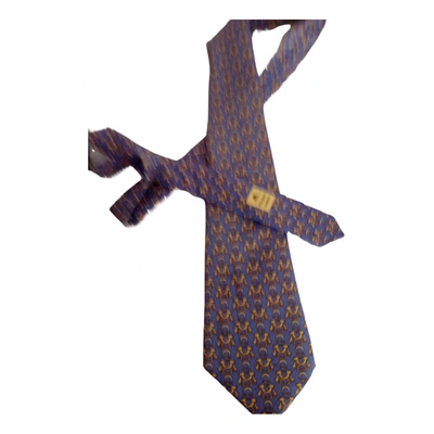 Pre-owned Maurice Lacroix Silk Tie In Blue