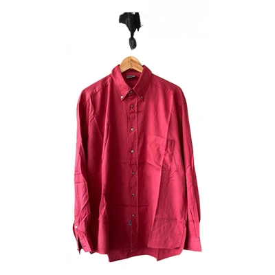 Pre-owned Versace Shirt In Red