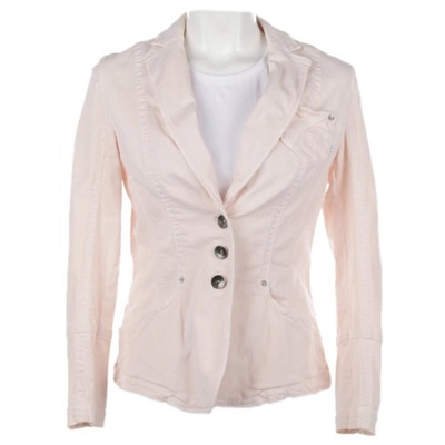 Pre-owned Marc Cain Coat In Pink