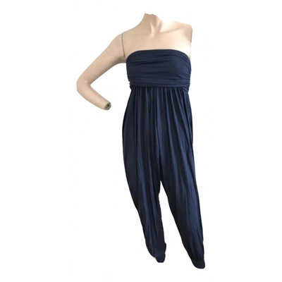 Pre-owned Lipsy Jumpsuit In Navy