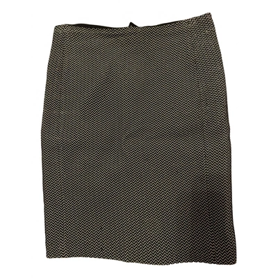 Pre-owned Armani Collezioni Mid-length Skirt In Black