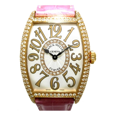 Pre-owned Franck Muller Pink Gold Watch