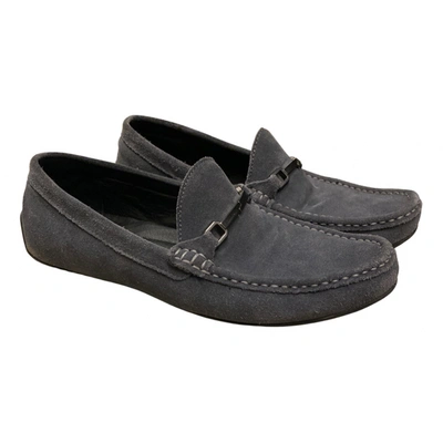 Pre-owned Calvin Klein Flats In Grey