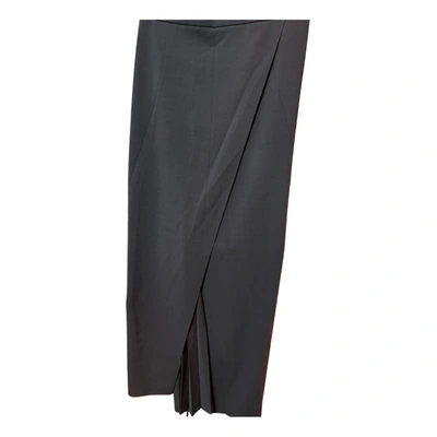 Pre-owned Brunello Cucinelli Maxi Skirt In Grey