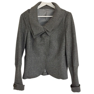 Pre-owned Brunello Cucinelli Wool Short Vest In Grey