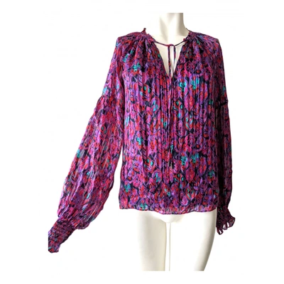 Pre-owned Ramy Brook Silk Blouse In Multicolour