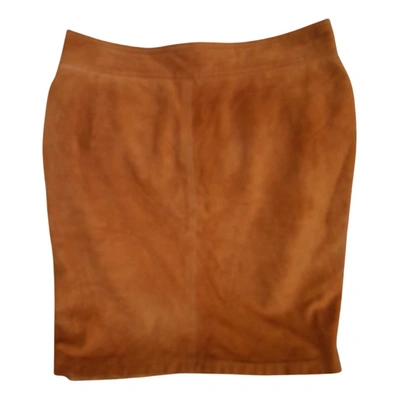 Pre-owned Byblos Mid-length Skirt In Orange