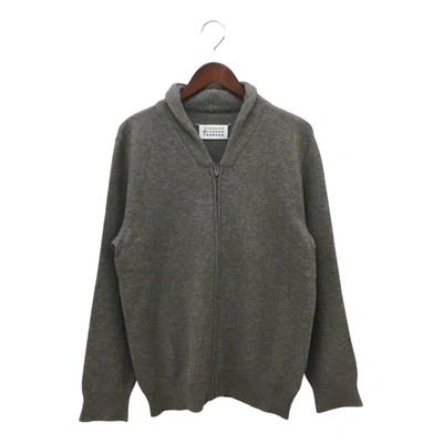 Pre-owned Maison Margiela Wool Sweatshirt In Grey