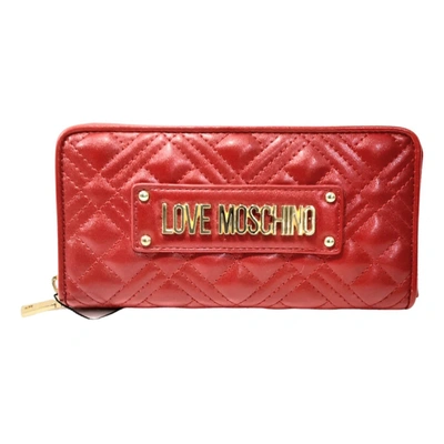 Pre-owned Moschino Love Wallet In Red