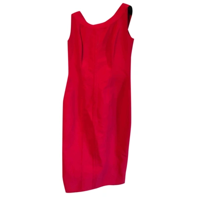 Pre-owned Herve L Leroux Mid-length Dress In Red